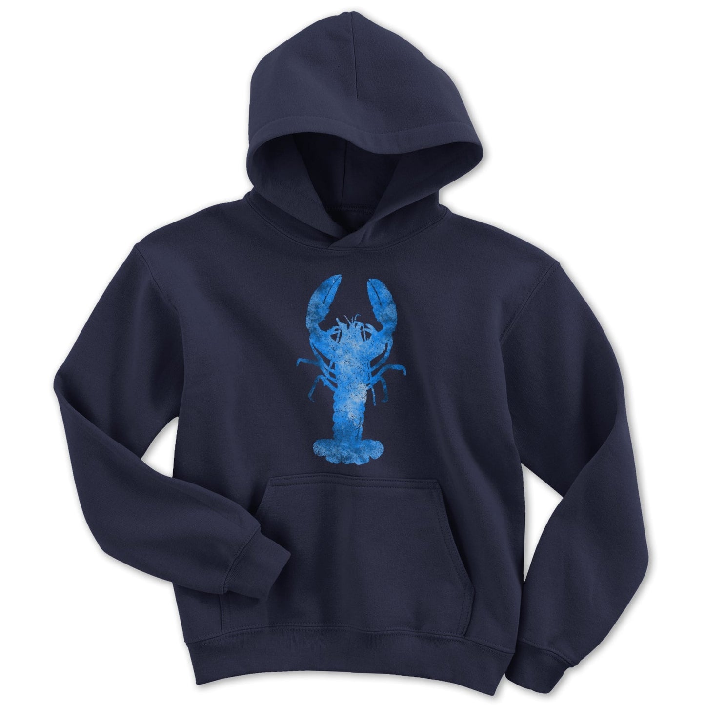 Blue Lobster Watercolor Youth Hoodie