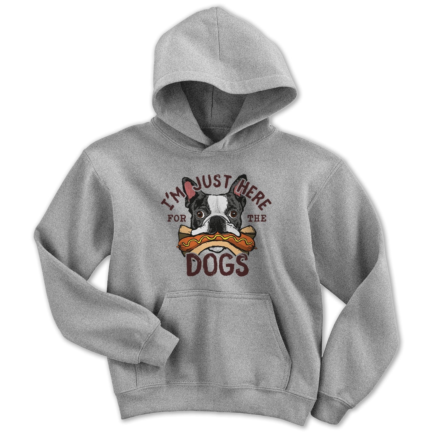 Just Here For The Dogs Youth Hoodie