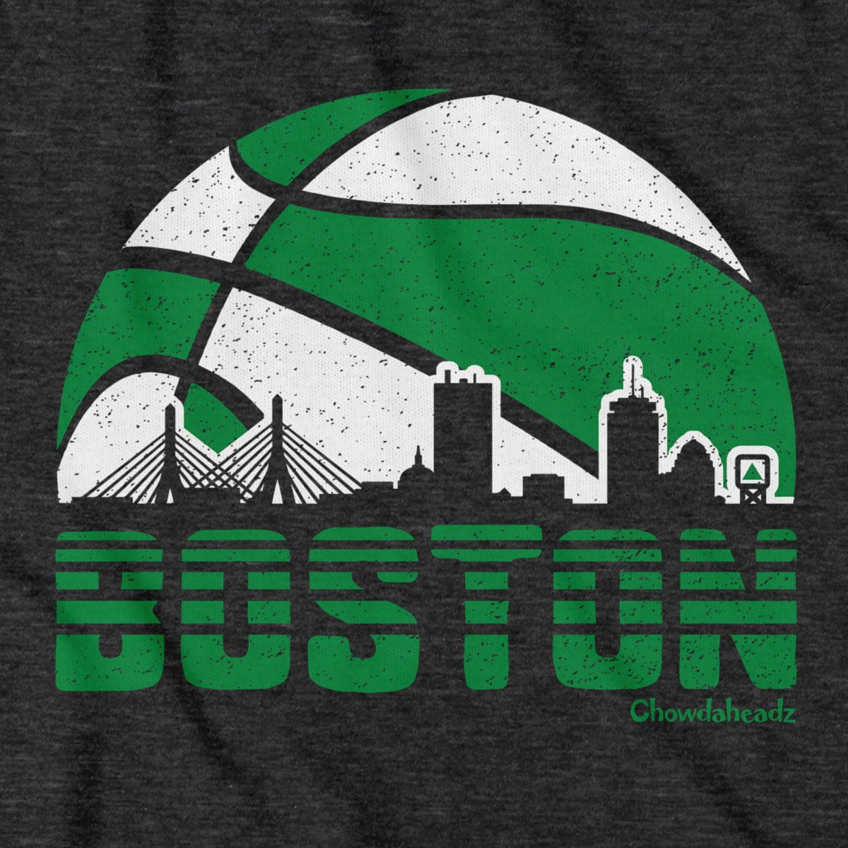 Boston Basketball Skyline T-Shirt