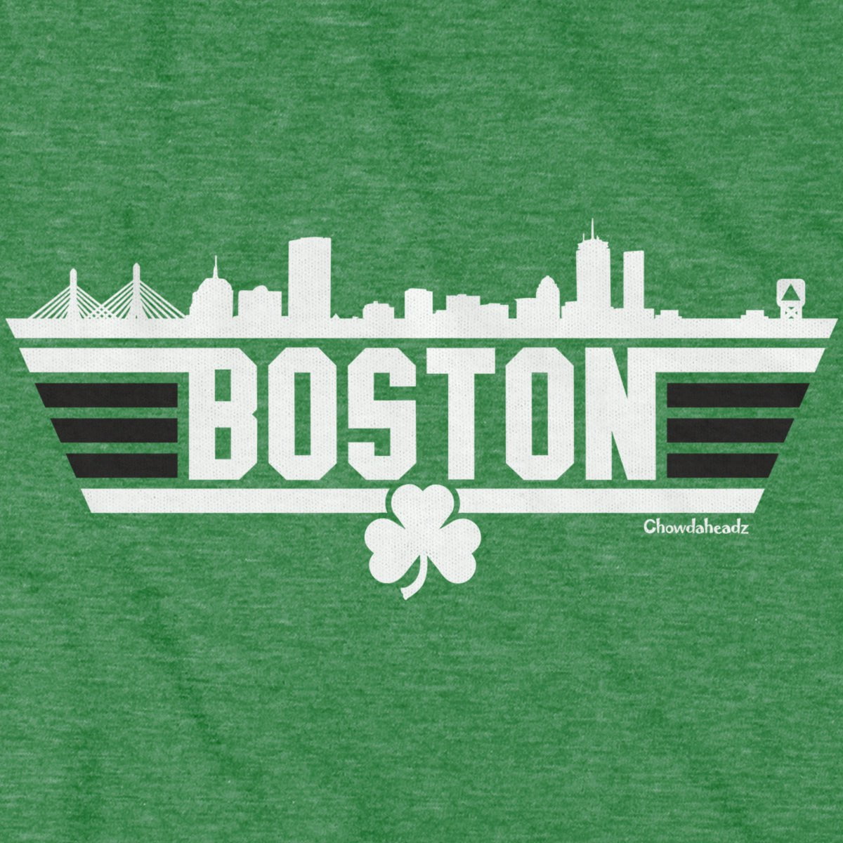 Boston Top Town Shamrock T-Shirt