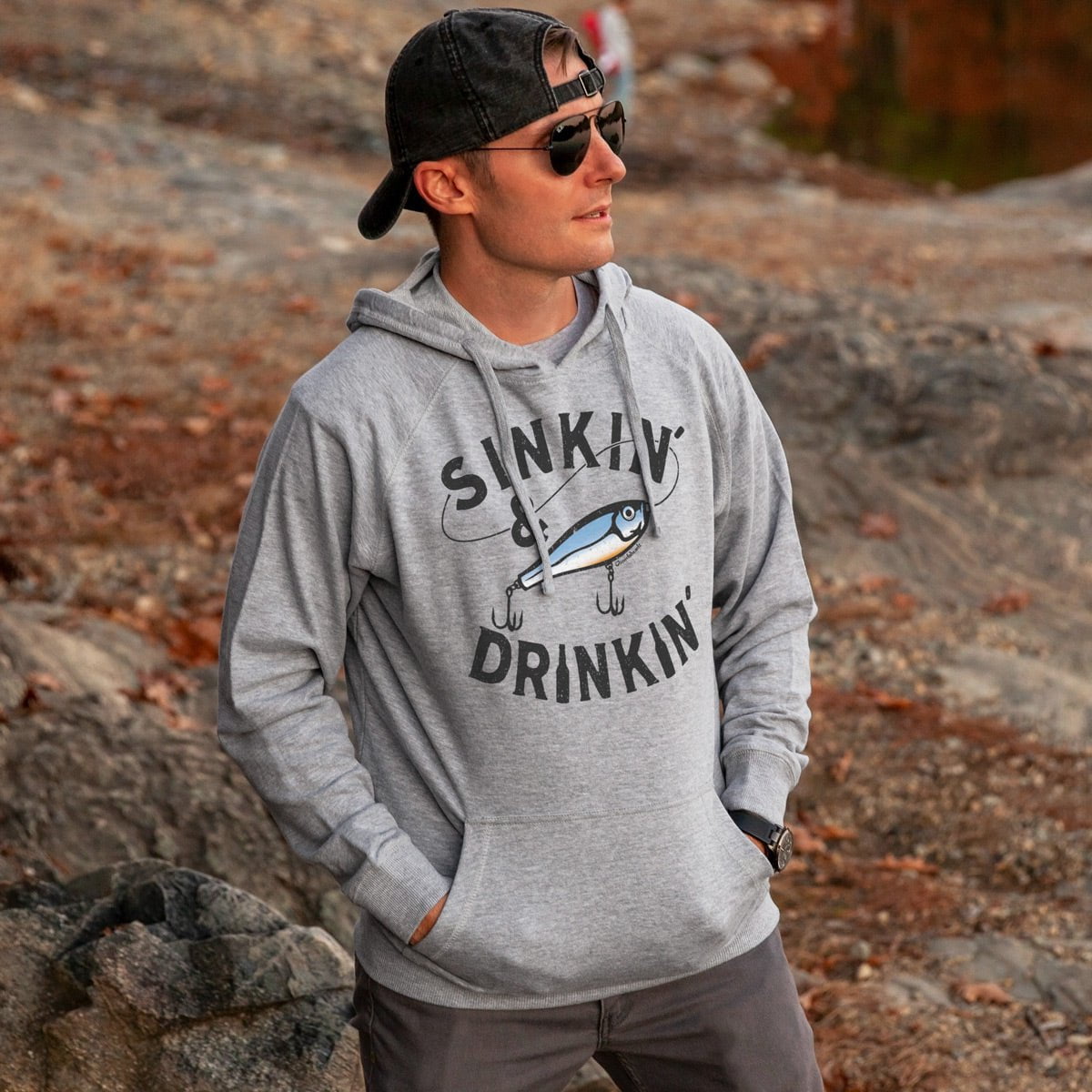 Sinkin' & Drinkin' Fishing Hoodie