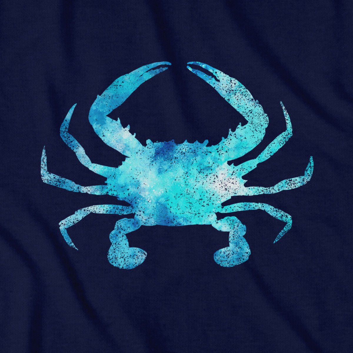Blue Crab Watercolor T-Shirt