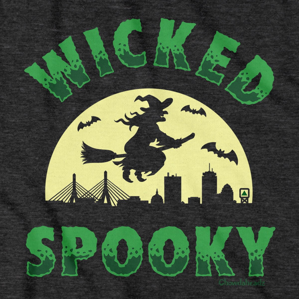 Wicked Spooky Witch Skyline T-Shirt