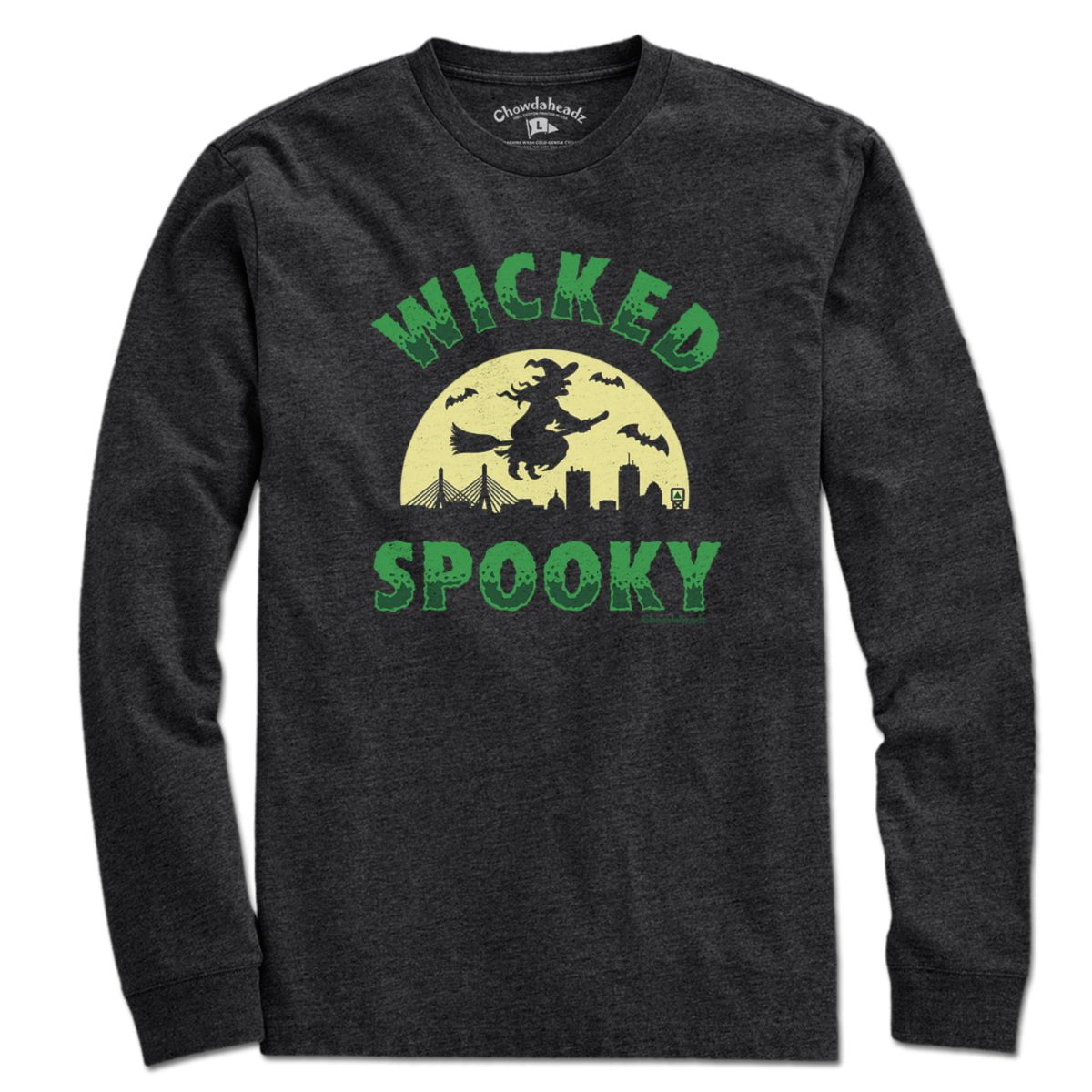 Wicked Spooky Witch Skyline T-Shirt