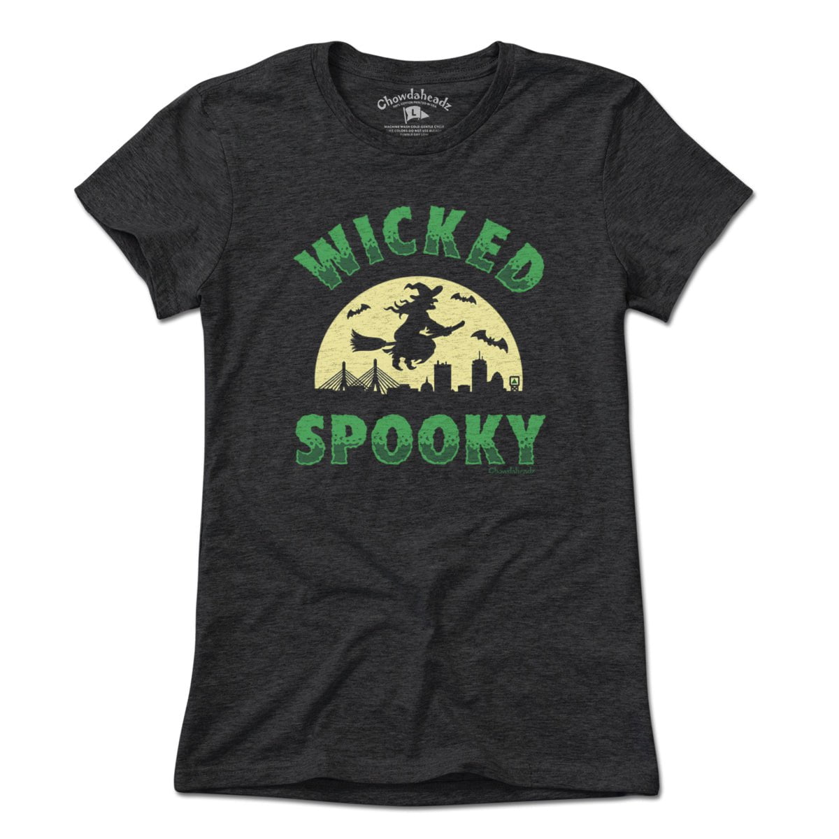 Wicked Spooky Witch Skyline T-Shirt