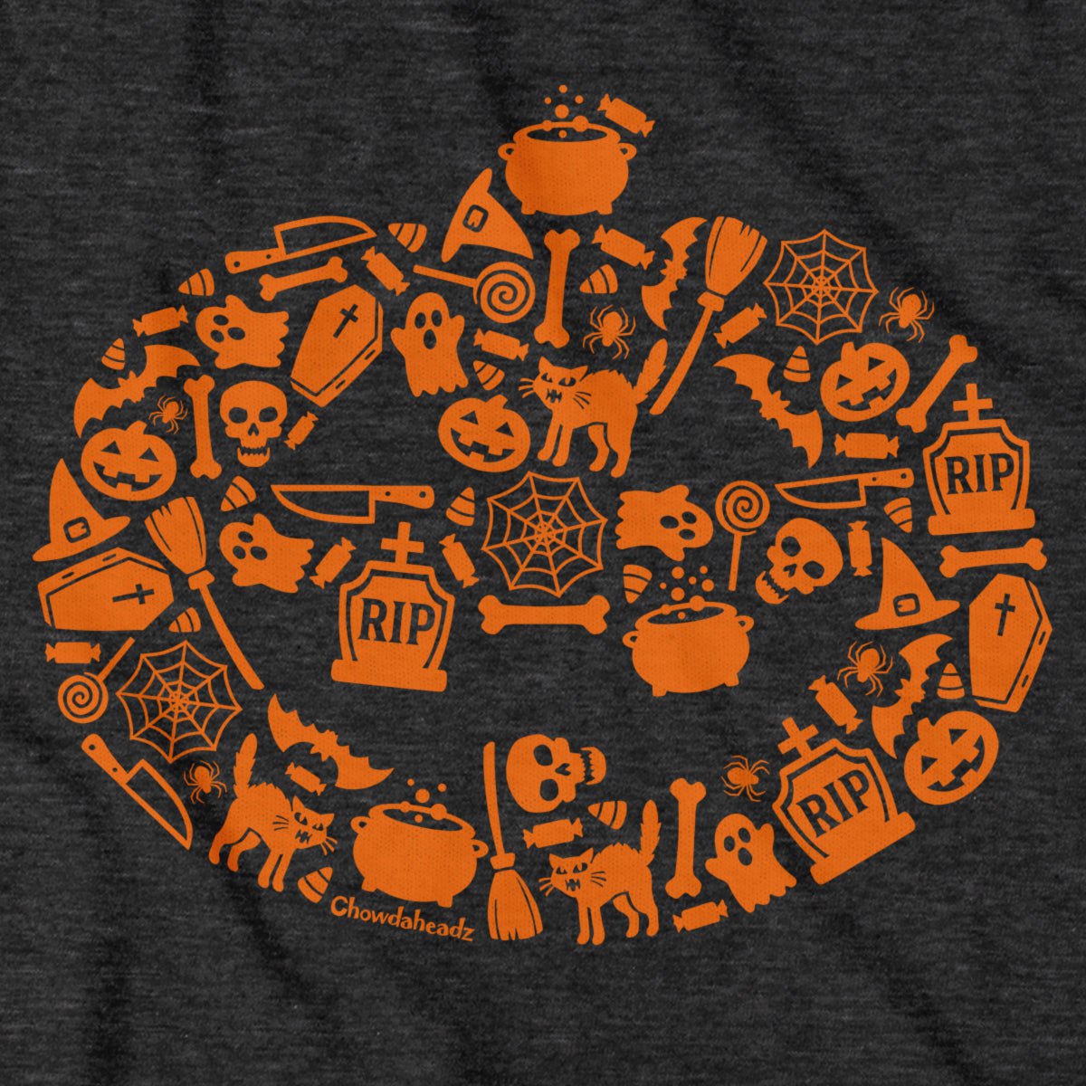 Halloween Icons Pumpkin T-Shirt