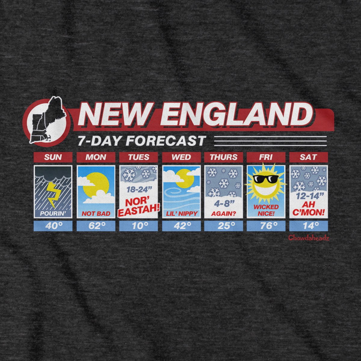 New England Weather Hoodie