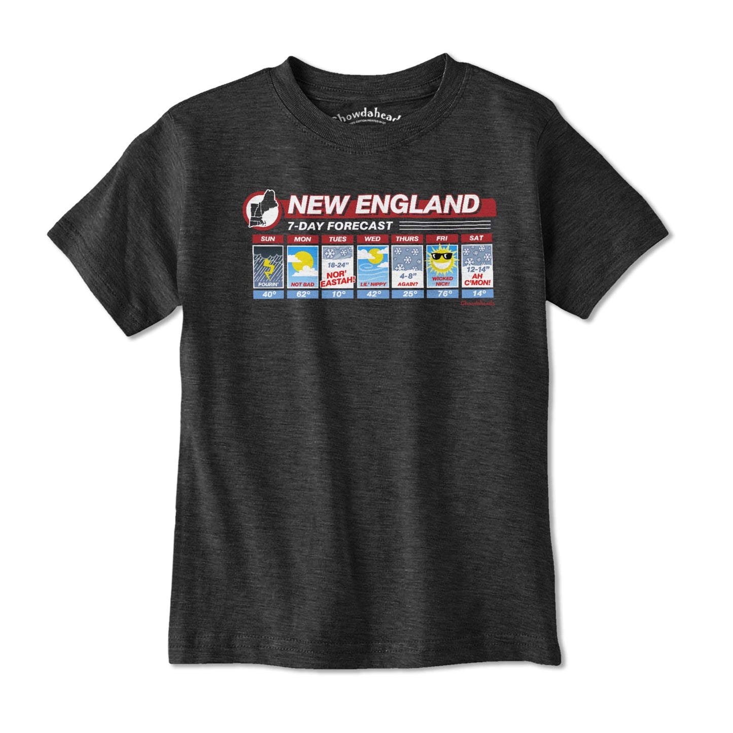 New England Weather Youth T-Shirts