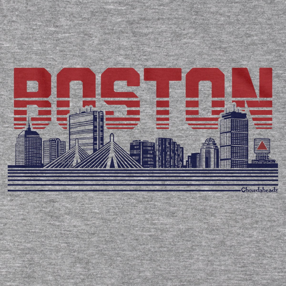 Boston Lined Cityscape T-Shirt
