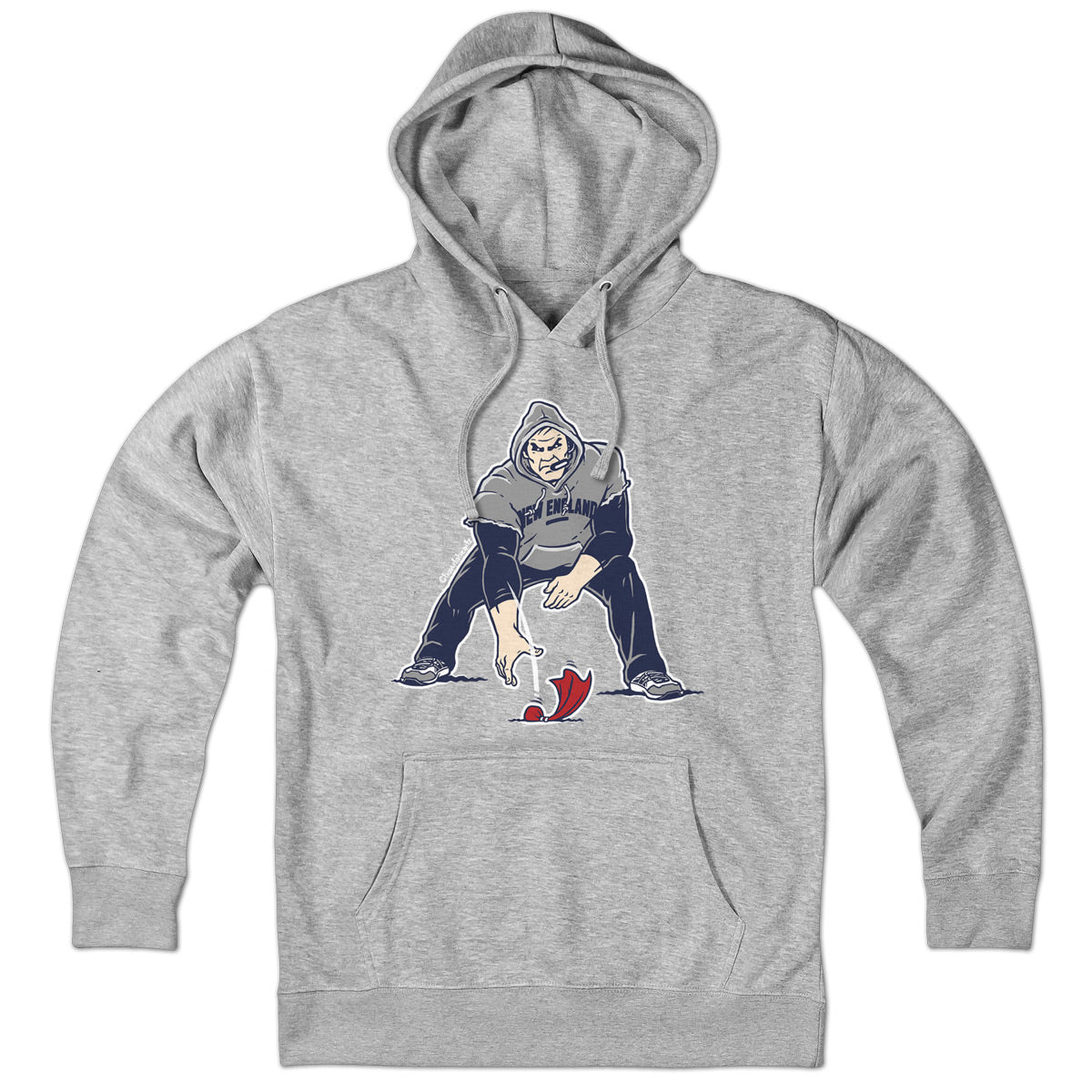 Three Point Stance Coach Belichick Hoodie
