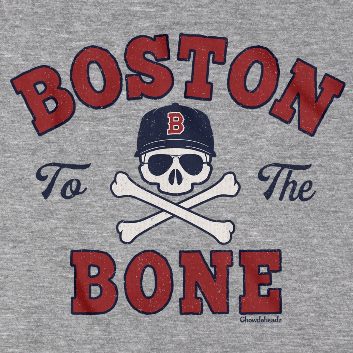 Boston To The Bone Baseball T-shirt