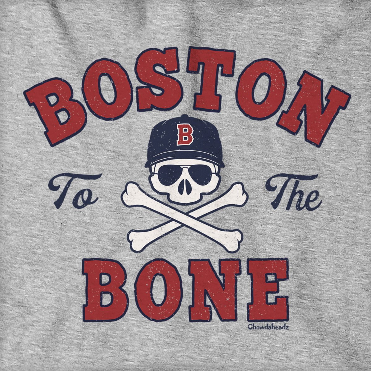 Boston To The Bone Baseball Hoodie