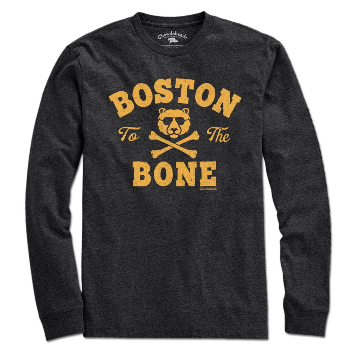 Boston to the Bone Black & Gold T-Shirt
