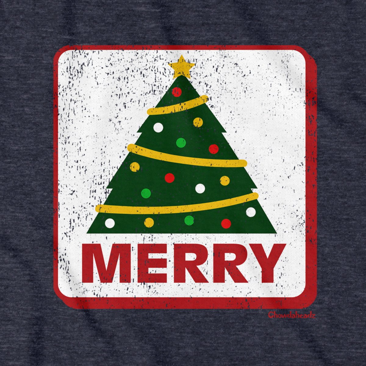Merry Christmas Tree Sign Hoodie