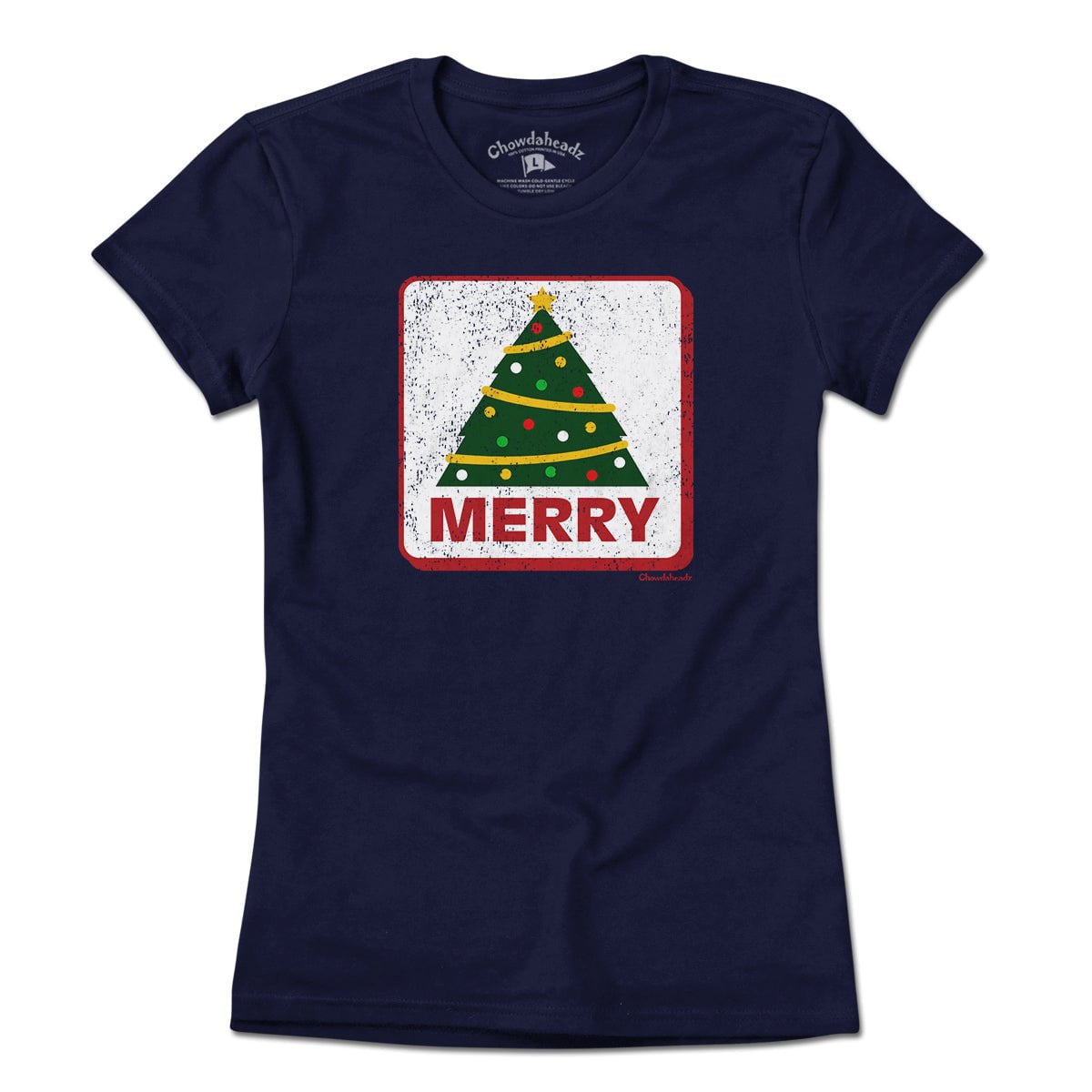 Merry Christmas Tree Sign T-Shirt
