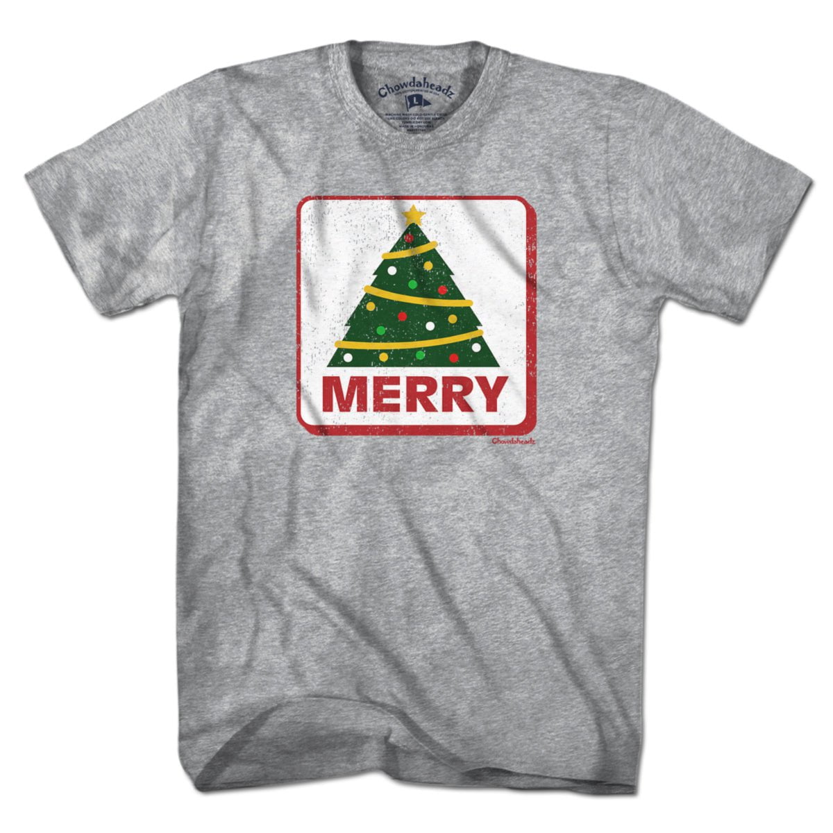 Merry Christmas Tree Sign T-Shirt