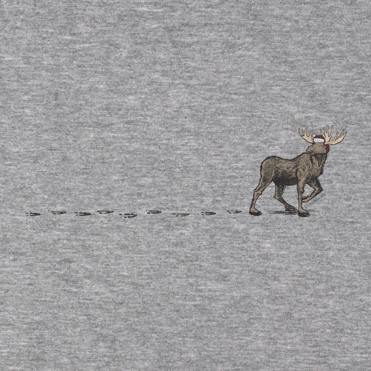 Winter Moose Tracks T-Shirt