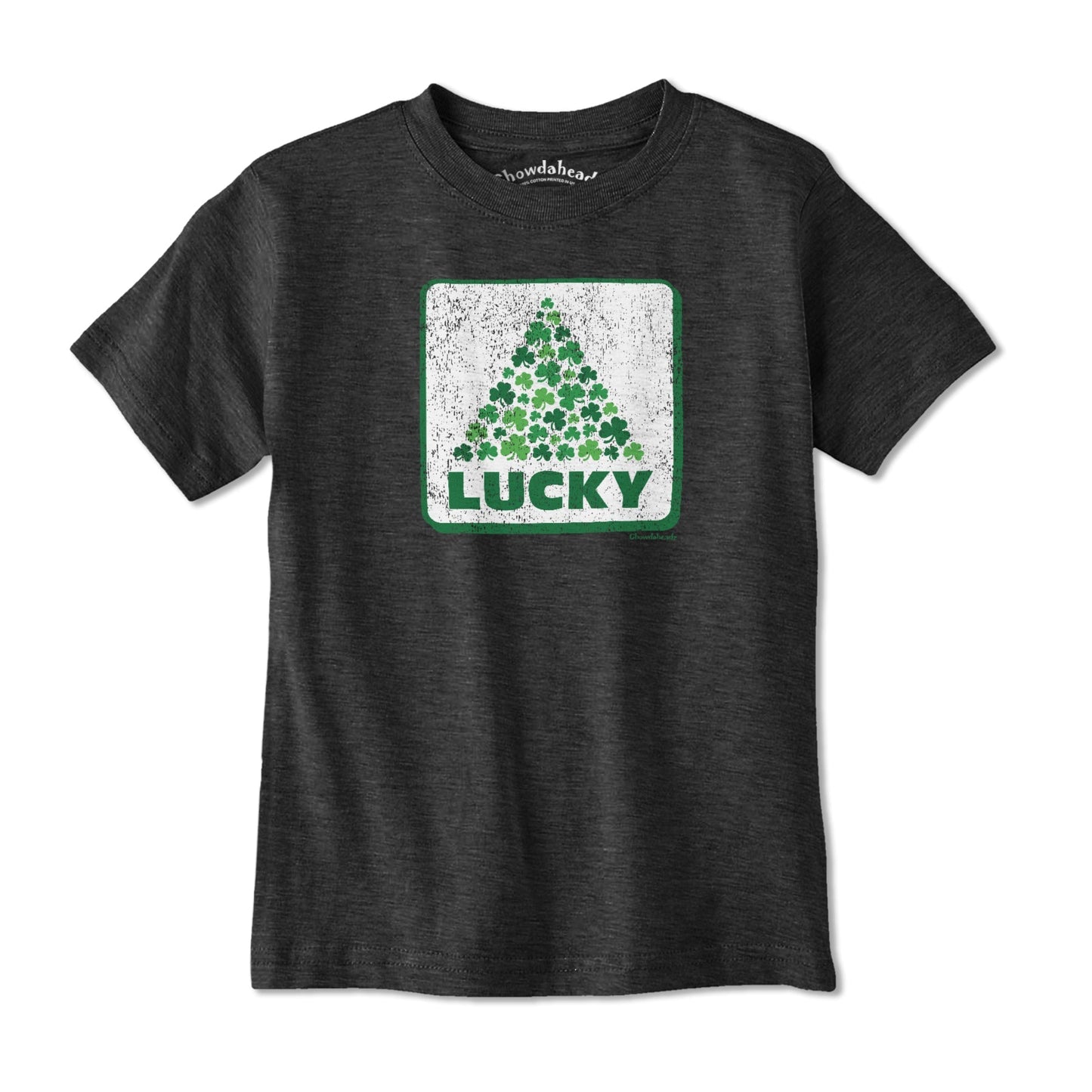 Lucky Shamrock Sign Youth T-Shirt