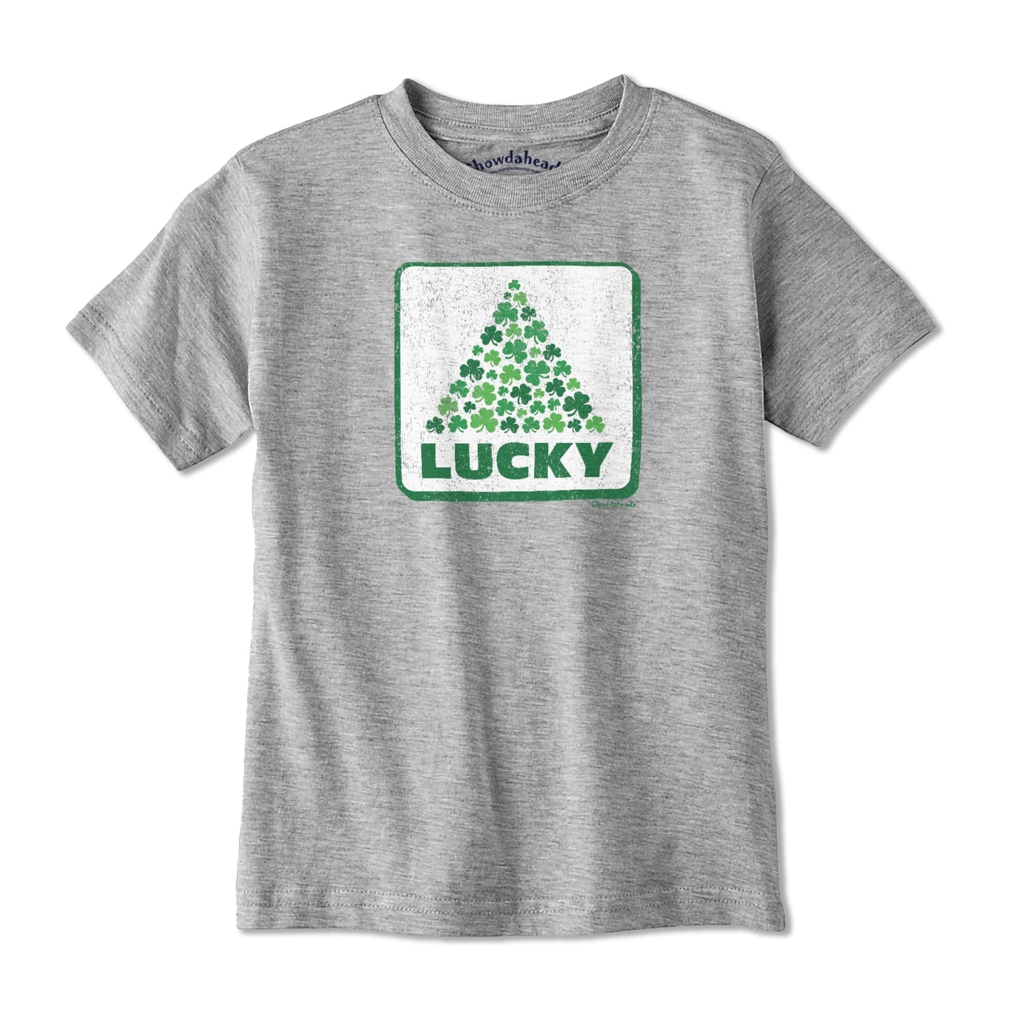 Lucky Shamrock Sign Youth T-Shirt