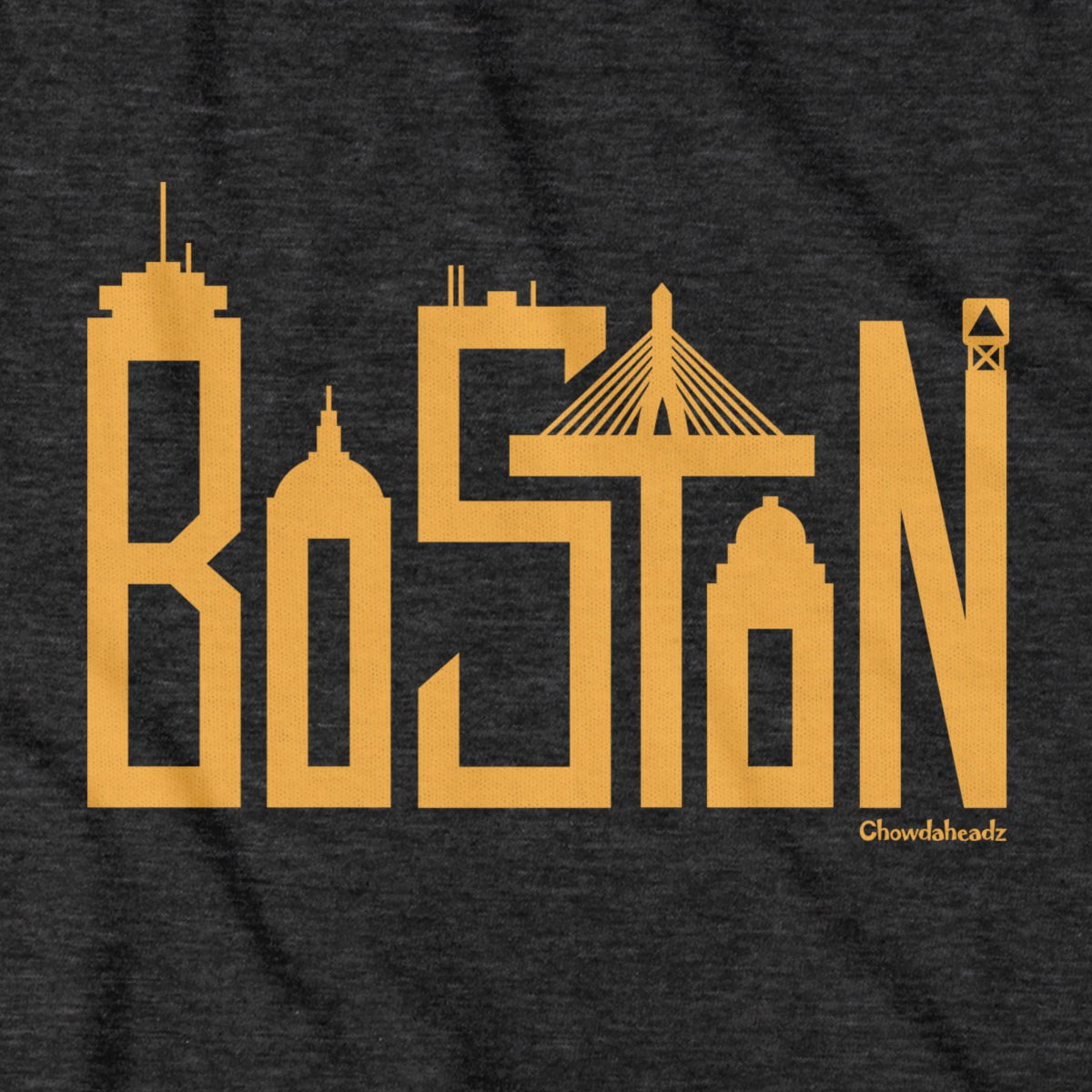 Boston Team Skyline Letters T-shirt