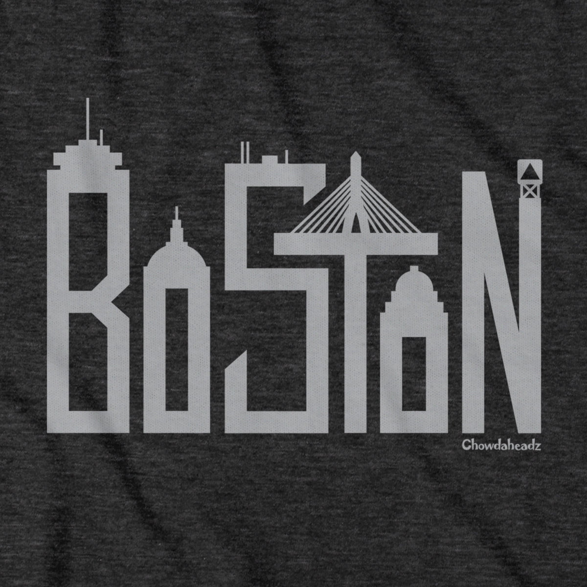 Boston Skyline Letters T-shirt