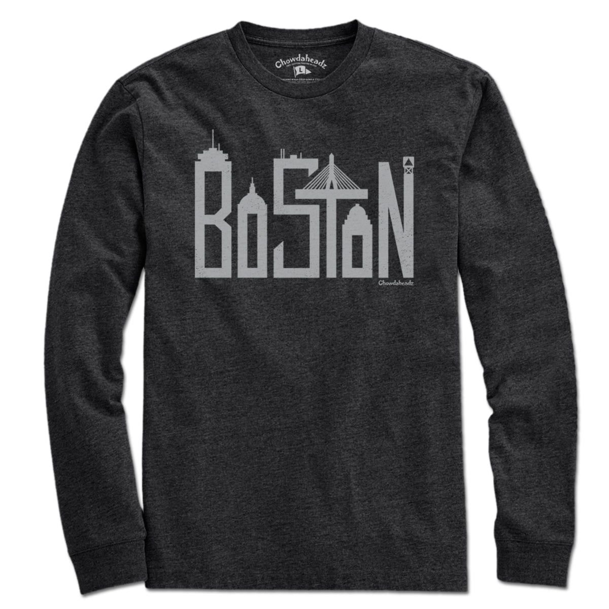 Boston Skyline Letters T-shirt