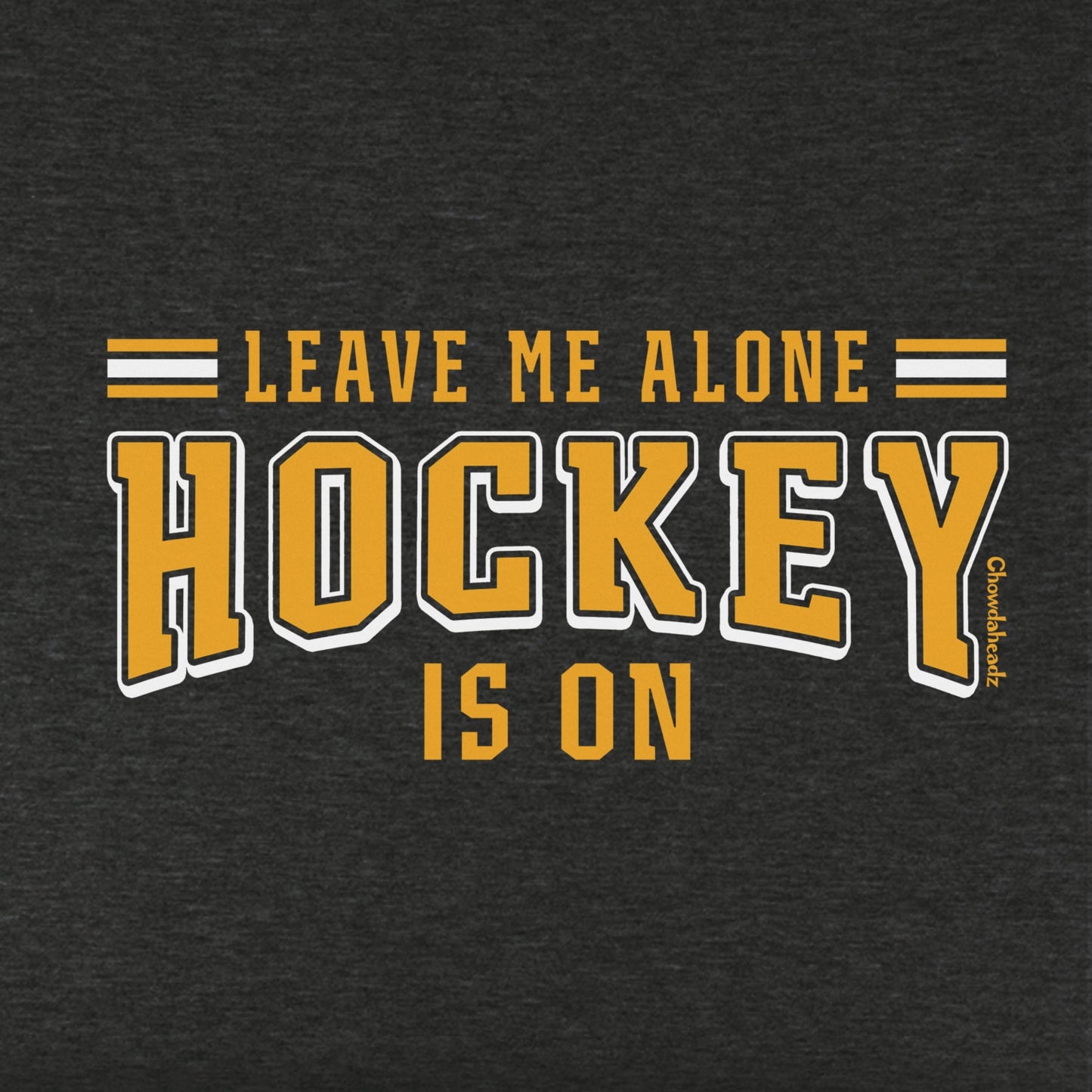 Leave Me Alone Hockey Is On Youth Hoodie