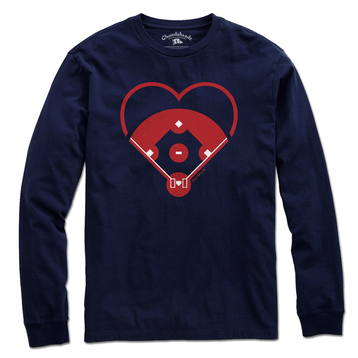 Baseball Diamond Heart T-Shirt
