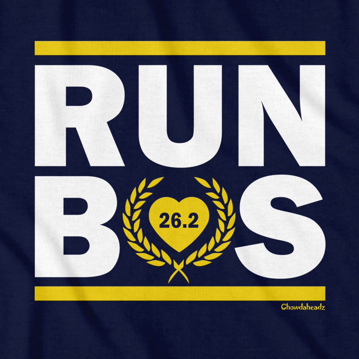 Run Bos 26.2 Heart T-Shirt
