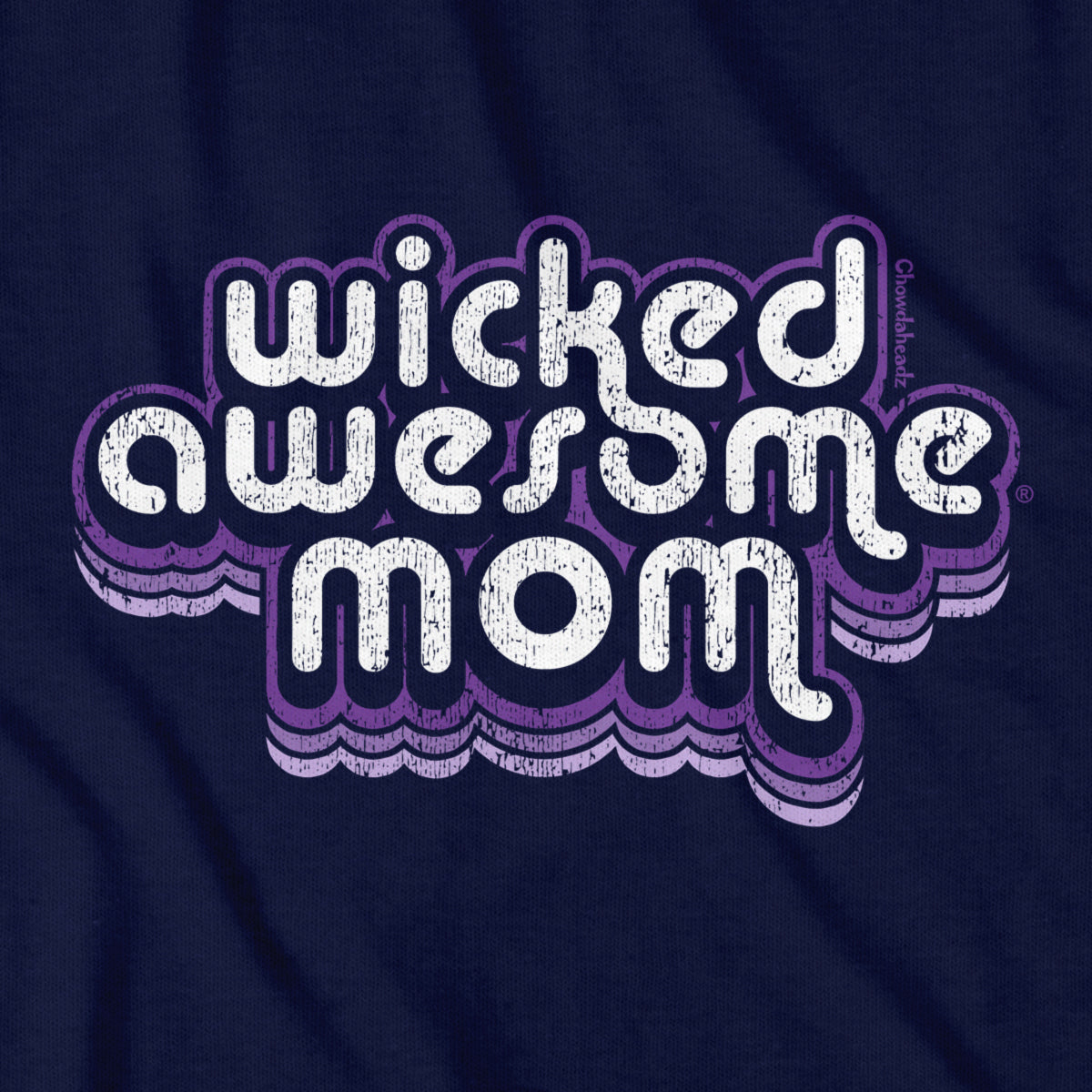 Wicked Awesome Mom Retro T-Shirt