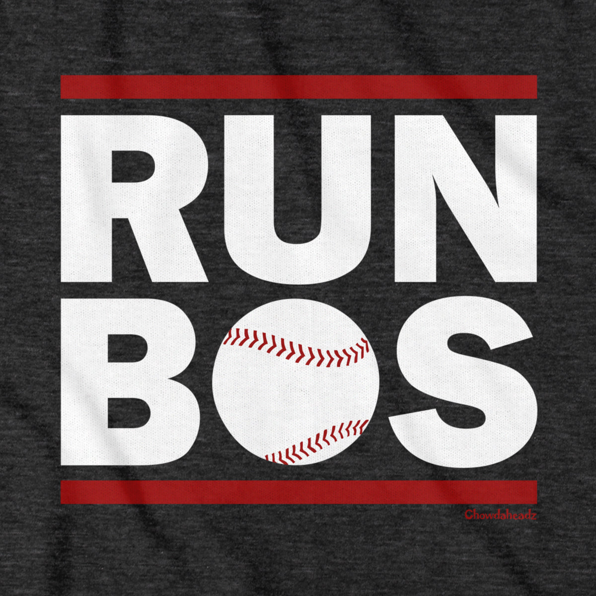 Run Bos Baseball T-Shirt