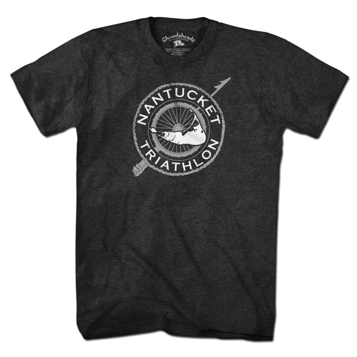 Nantucket Triathlon White Logo T-Shirt