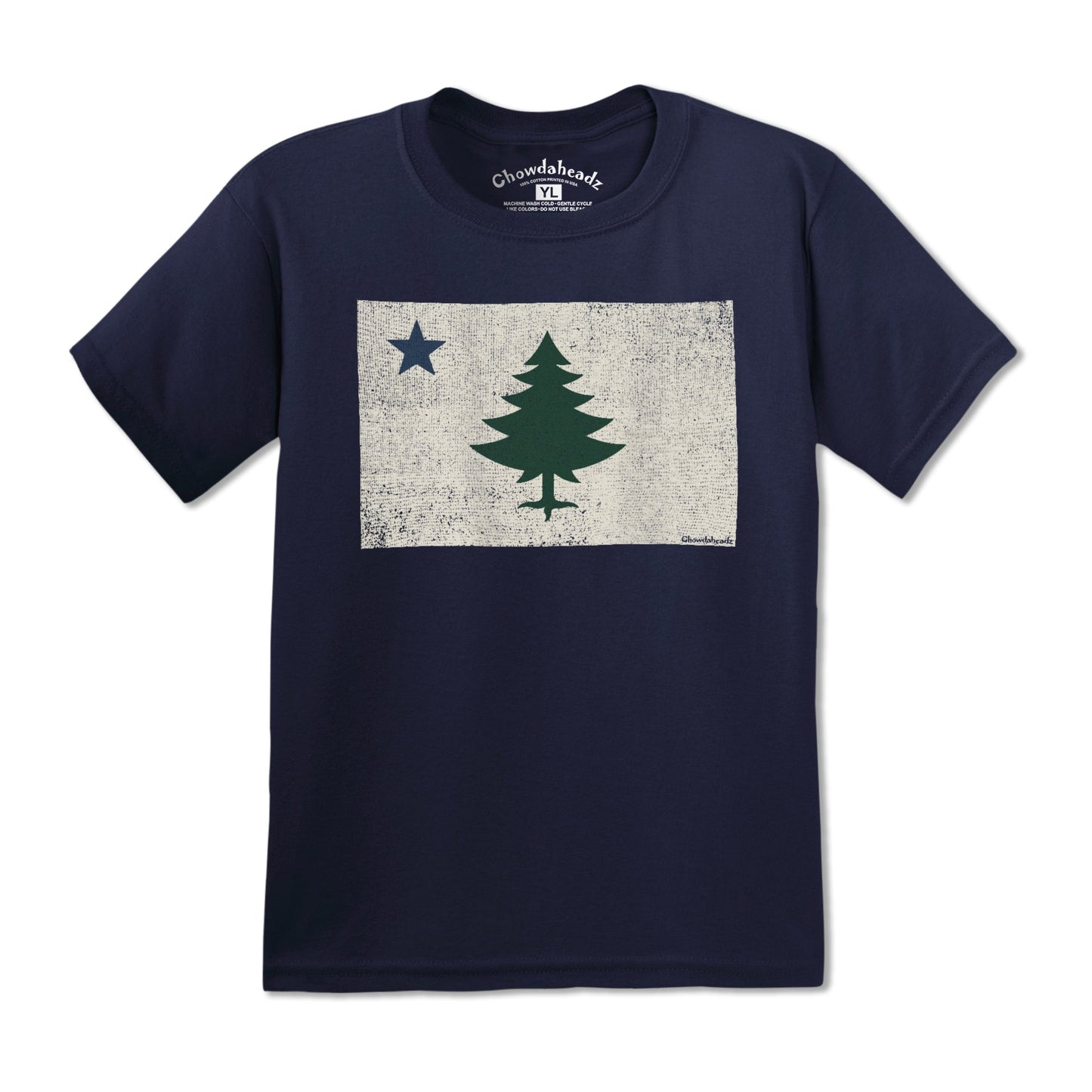 Vintage Maine Flag Youth T-shirt
