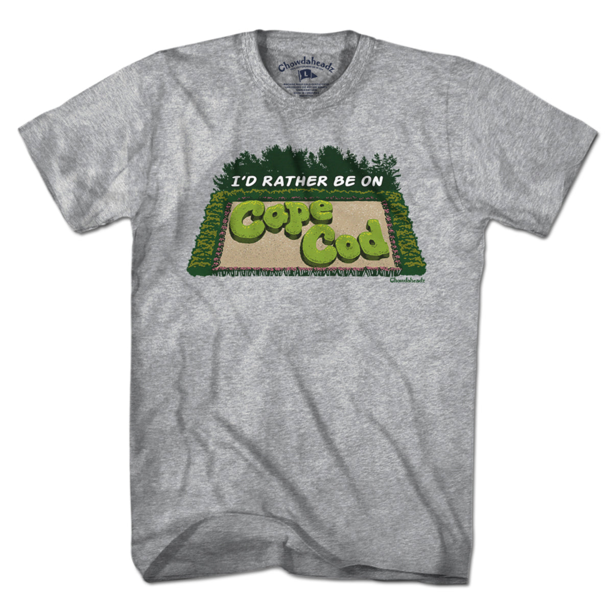 I'd Rather Be On Cape Cod Hedges T-Shirt