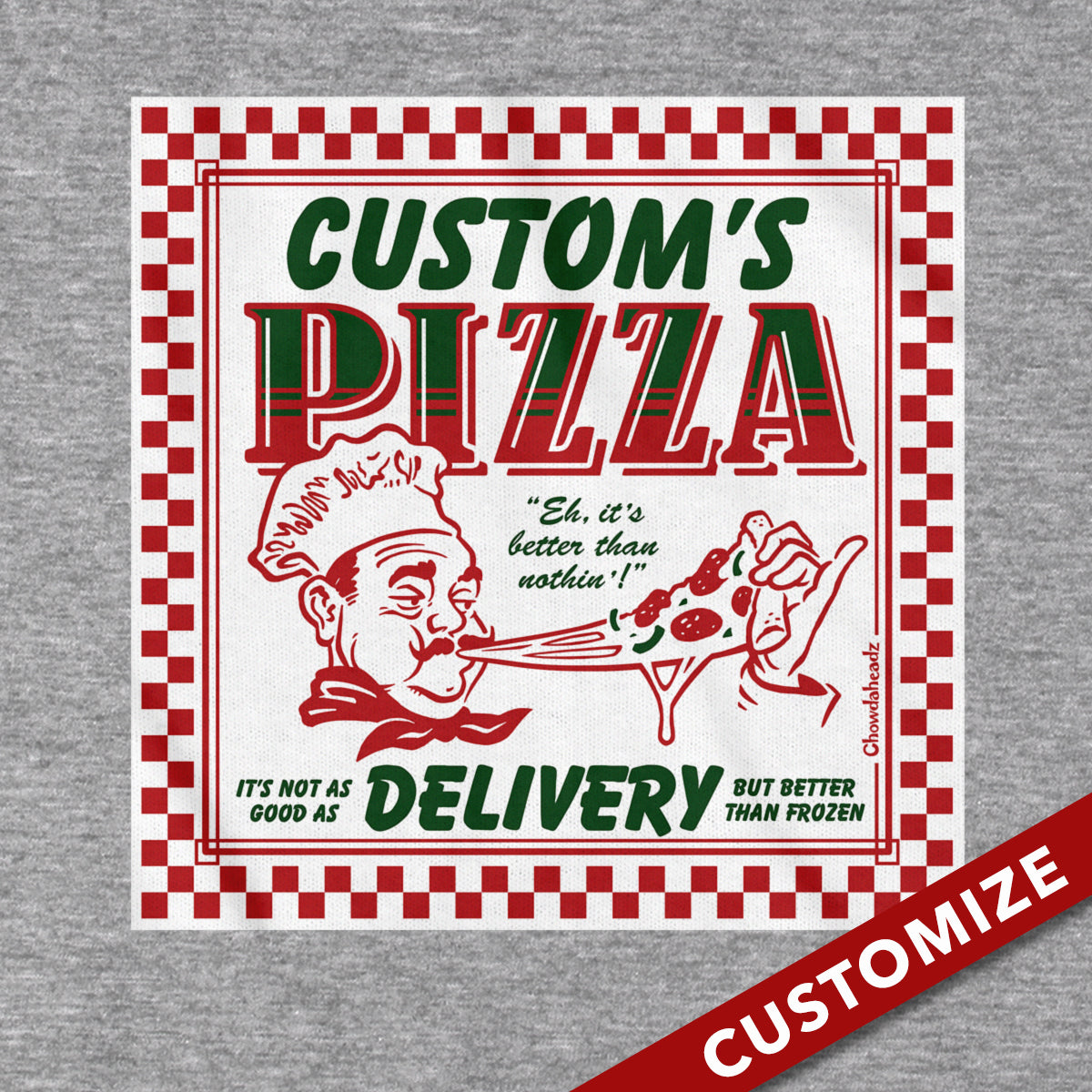 Custom Name's Pizza T-Shirt