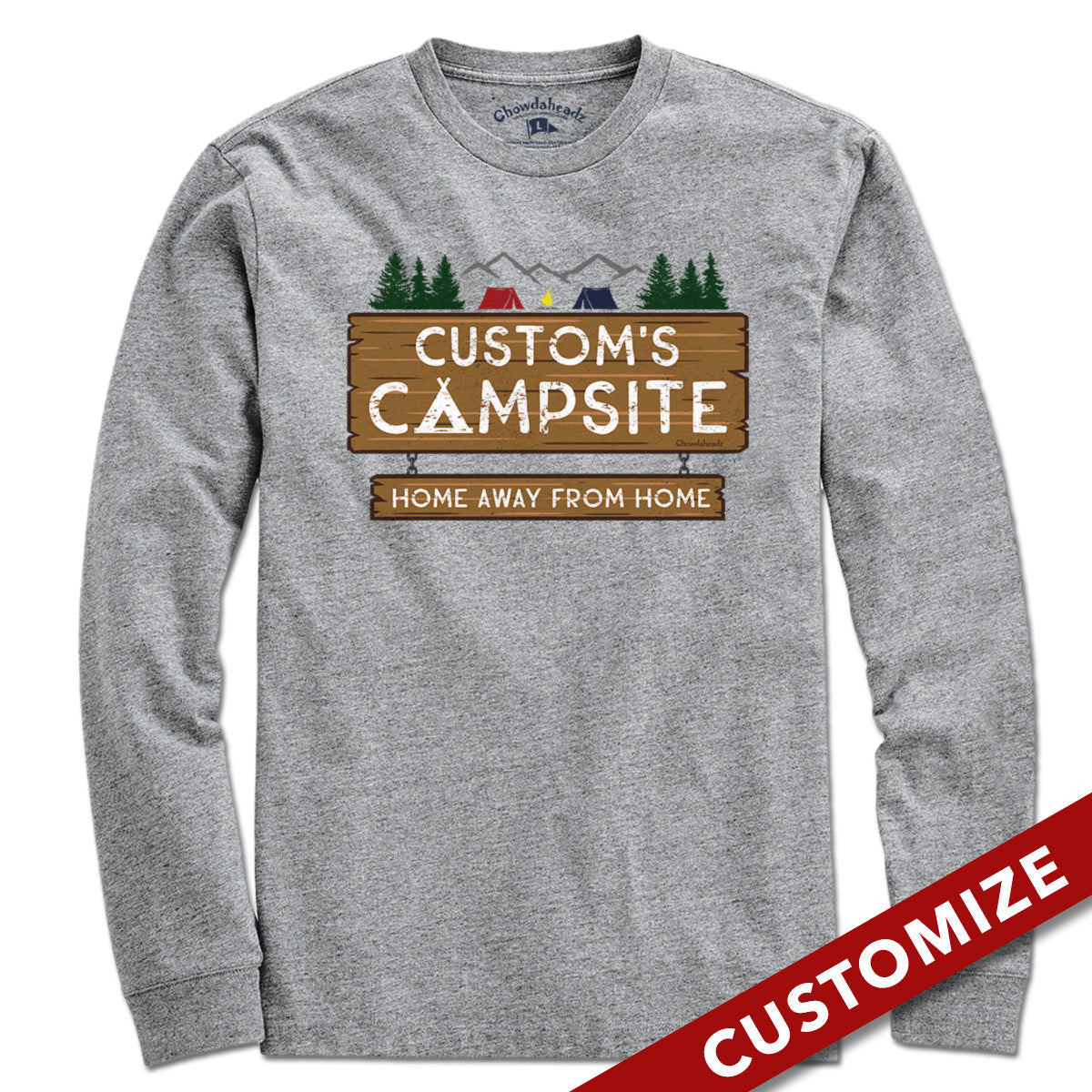 Custom Name's Campsite Sign T-Shirt