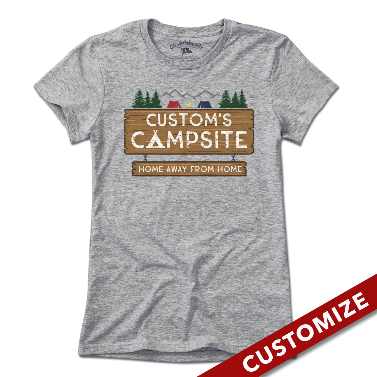 Custom Name's Campsite Sign T-Shirt