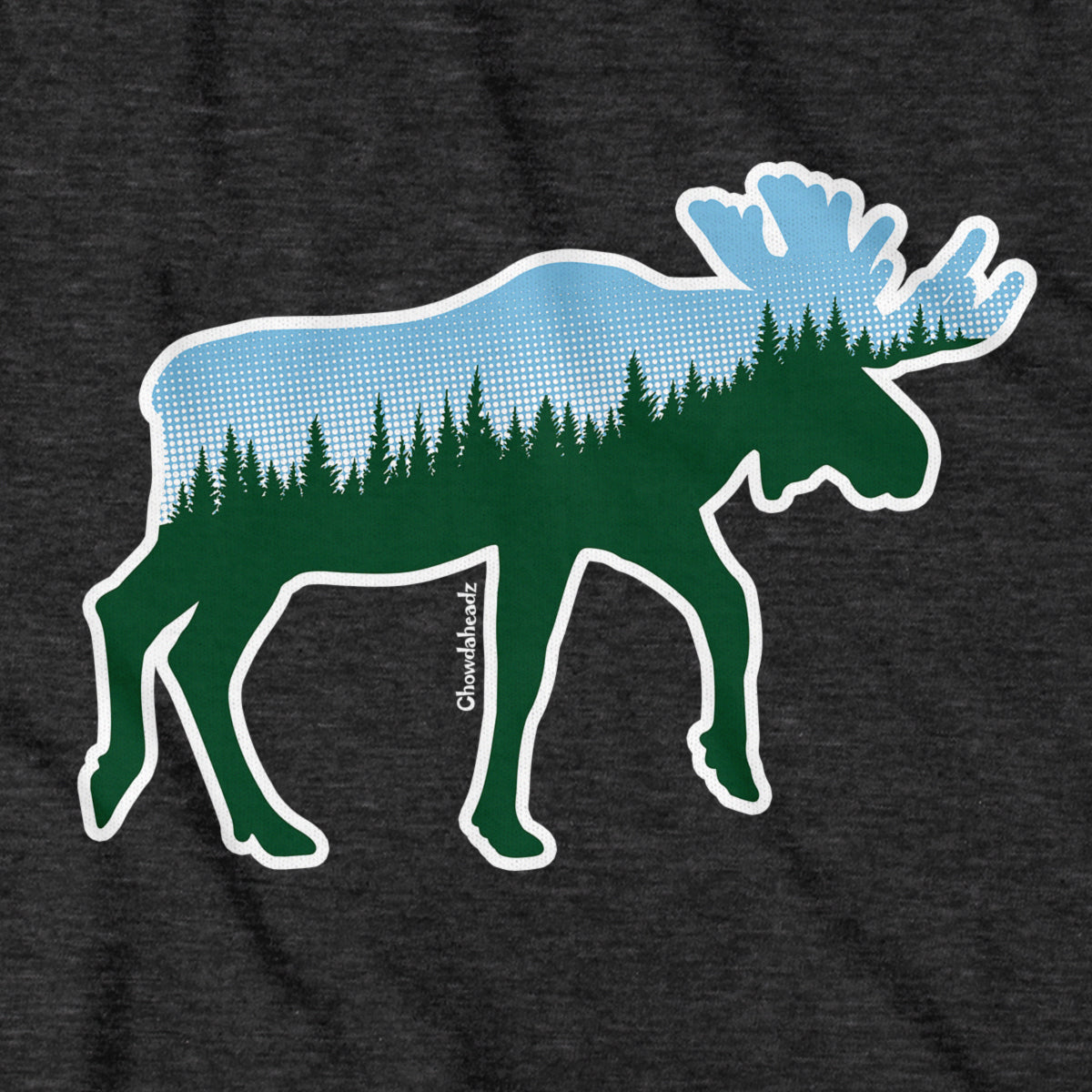 Moose Tree Skyline T-Shirt