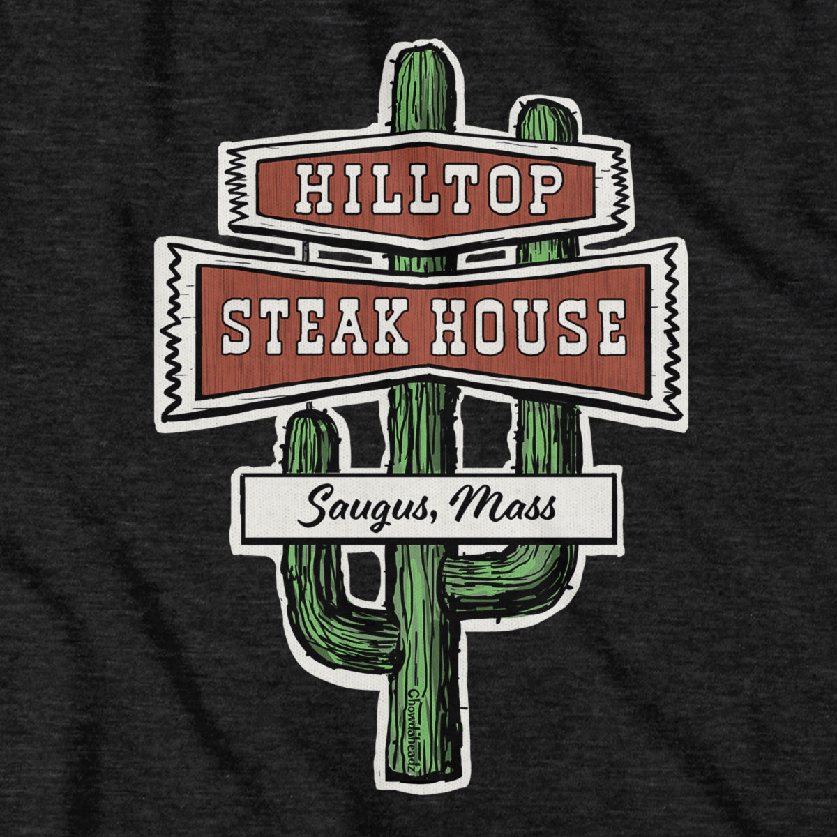 Hilltop Steakhouse Sign T-Shirt