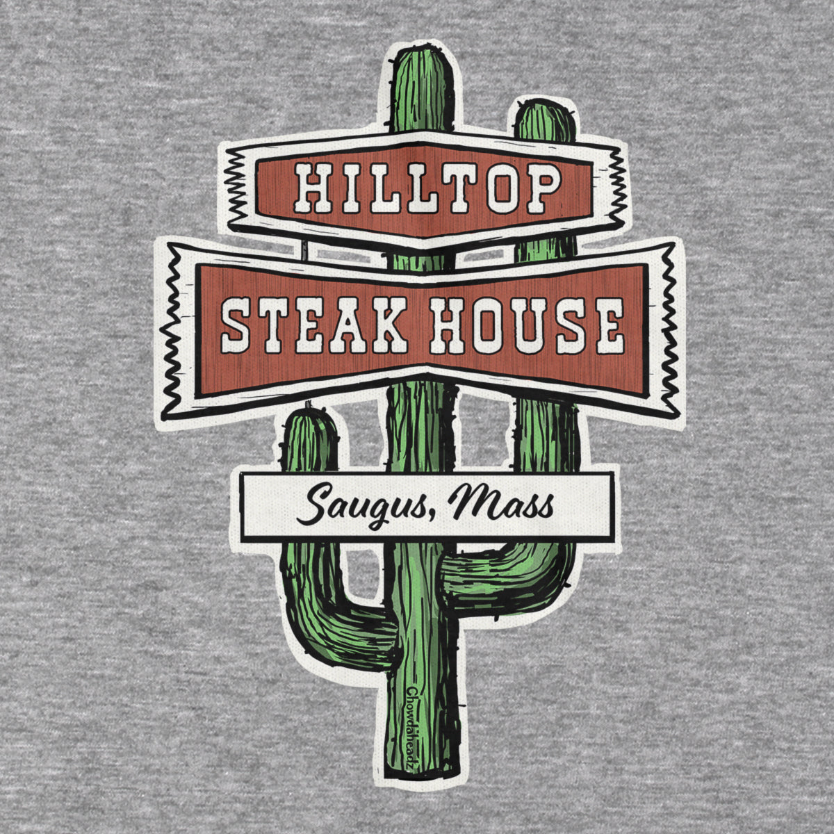 Hilltop Steakhouse Sign T-Shirt