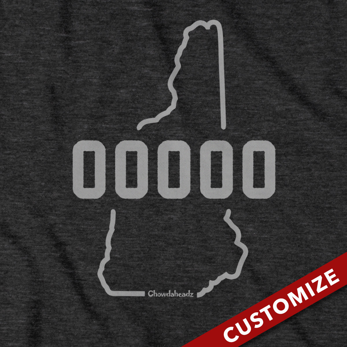 Custom New Hampshire Zip Code T-Shirt