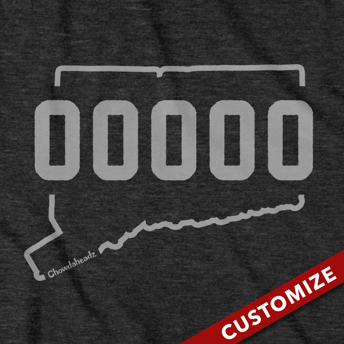 Custom Connecticut Zip Code T-Shirt