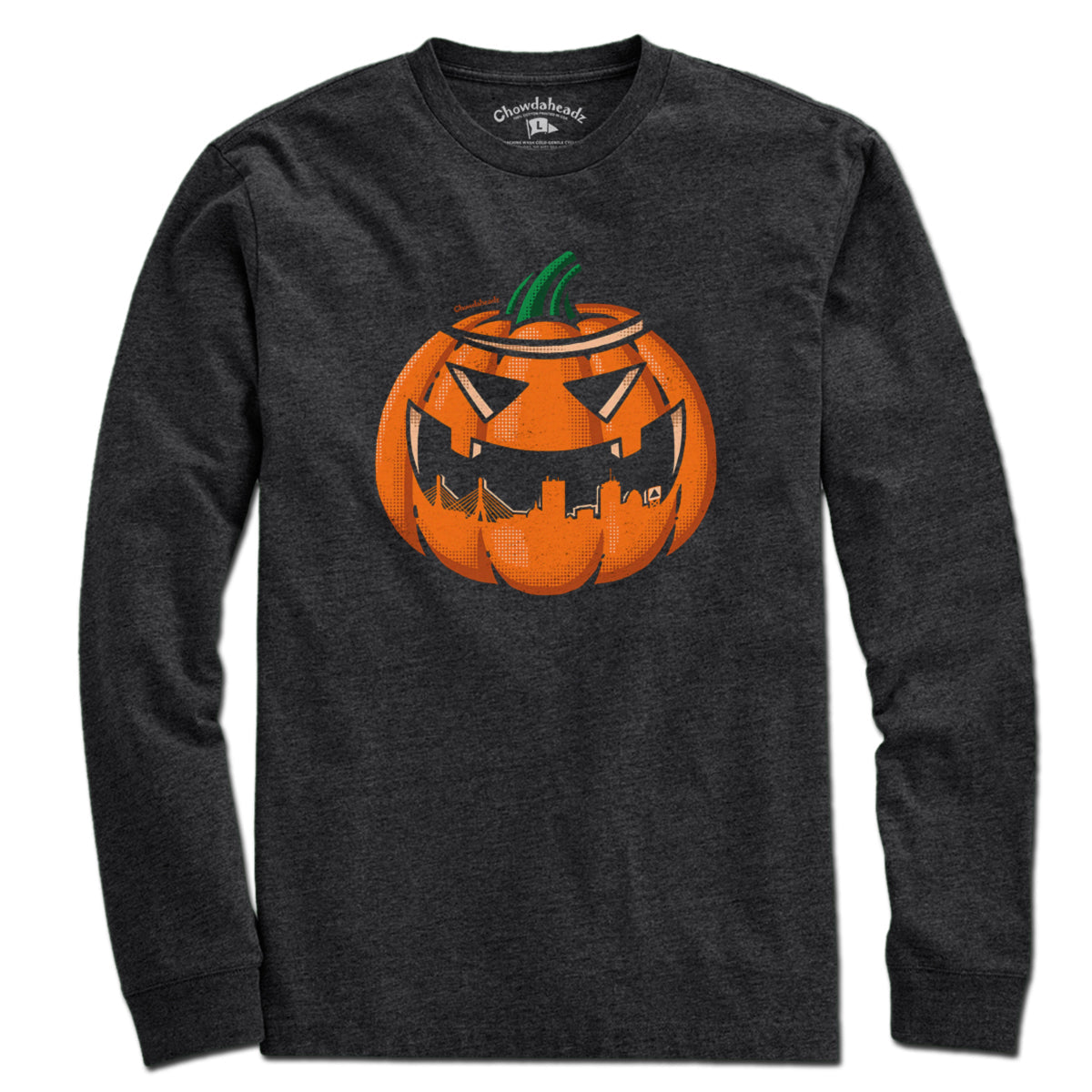 Boston Skyline Jack O' Lantern T-Shirt