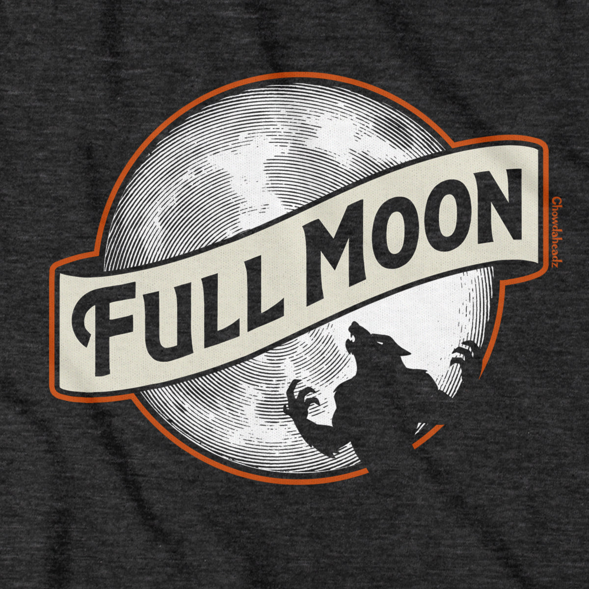 Full Moon Werewolf Label T-Shirt