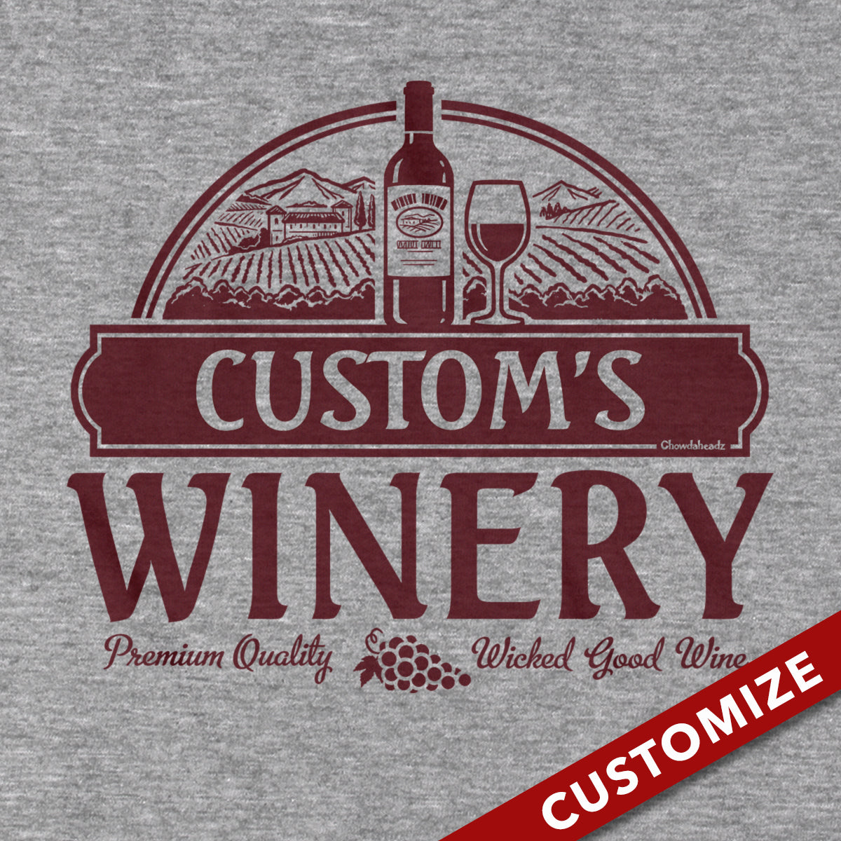 Custom Name's Winery T-Shirt