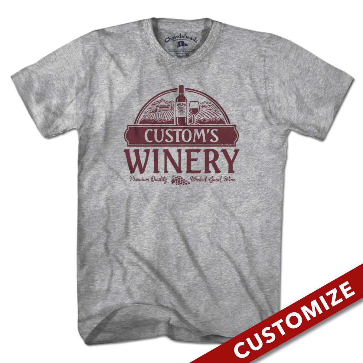 Custom Name's Winery T-Shirt