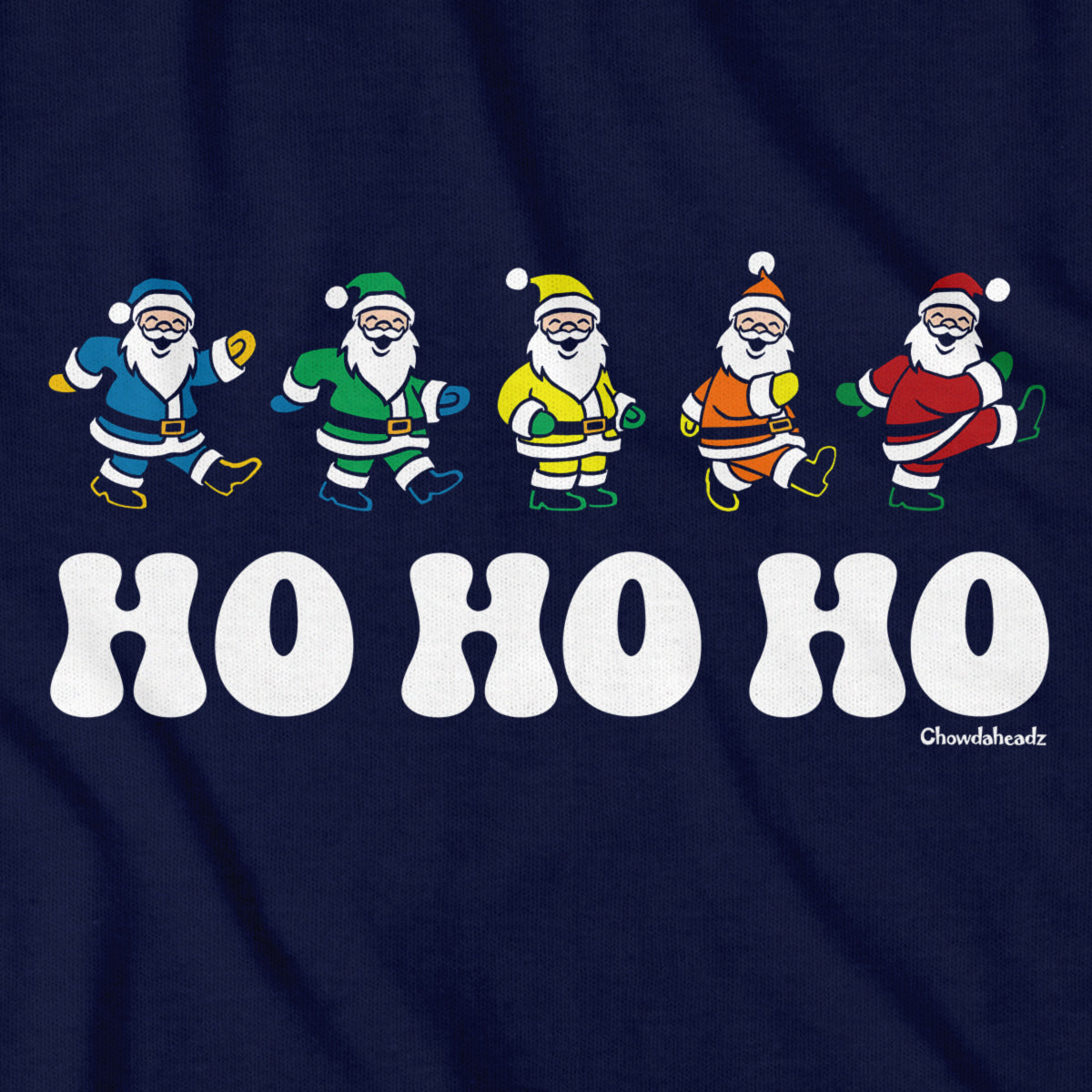 Ho Ho Ho Dancing Santas T-Shirt