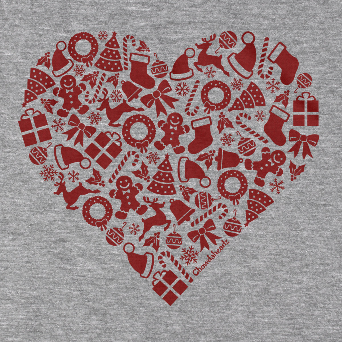 Christmas Icons Heart T-Shirt