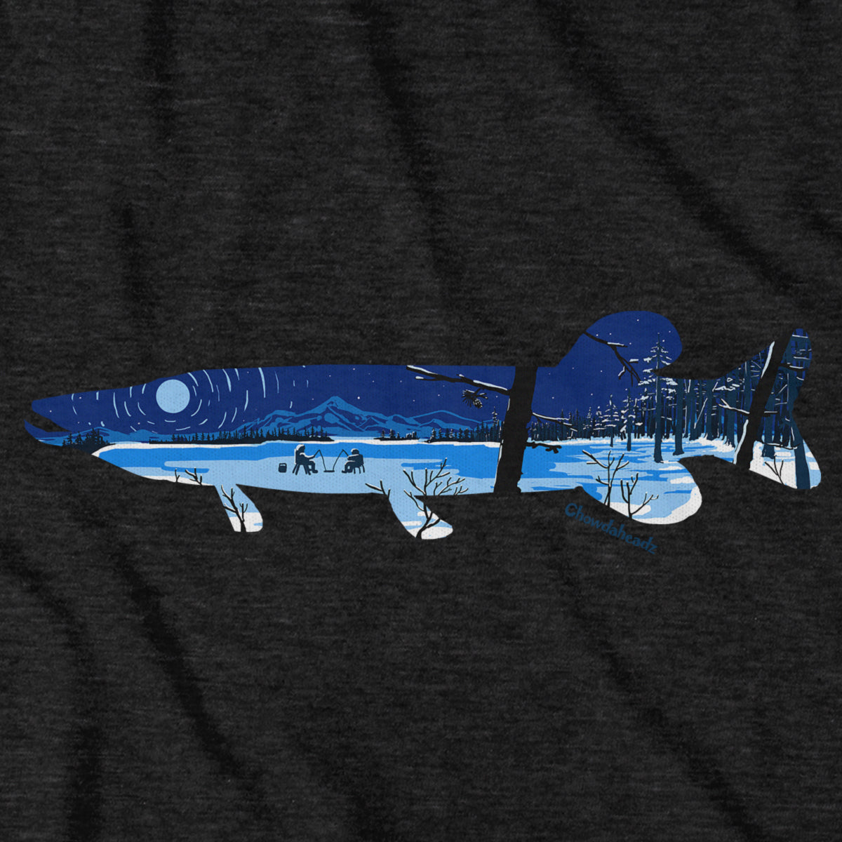 Pike Ice Fishing T-Shirt