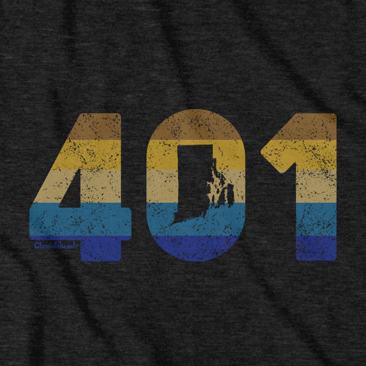 Rhode Island Retro Area Code T-Shirt